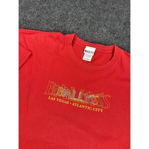Bally's Casino Las Vegas Atlantic City T Shirt 2XL Red Graphic Logo Tee USA